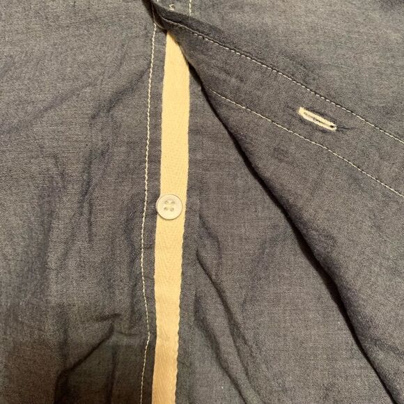 AG Adriano Goldschmied Denim Long Sleeve Button Down Shirt, Size Small - Picture 4 of 6